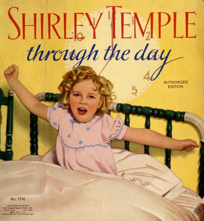 Omslag van een Amerikaans tijdschrift: Shirley Temple, Amerikaanse filmactrice op 6-jarige leeftijd (1929-) door American School