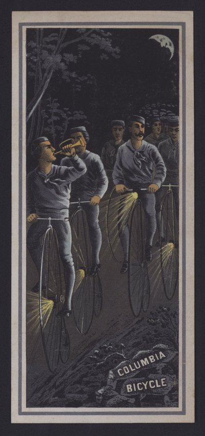 Fietsers rijden 