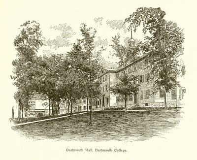 Dartmouth Hall, Dartmouth College door American School