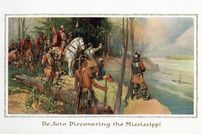 DeSoto ontdekt de Mississippi door American School