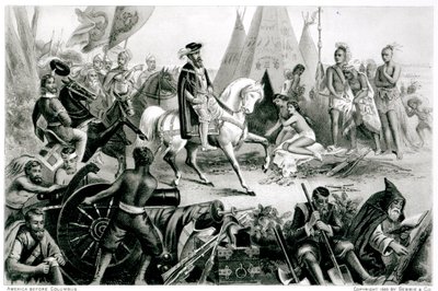 De Soto ontdekt de Mississippi, 21 mei 1541, uit 