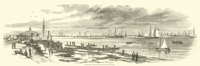 Vertrek van Duponts expeditie uit Beaufort, januari 1863 door American School