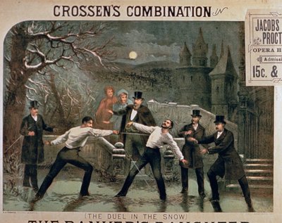 Duel in de sneeuw, poster voor The Banker