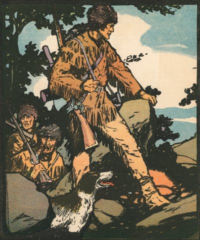 Ontdekkingsreizigers: Grensman Daniel Boone door American School