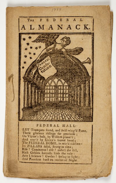 Federal Almanak Weatherwise Boston door American School