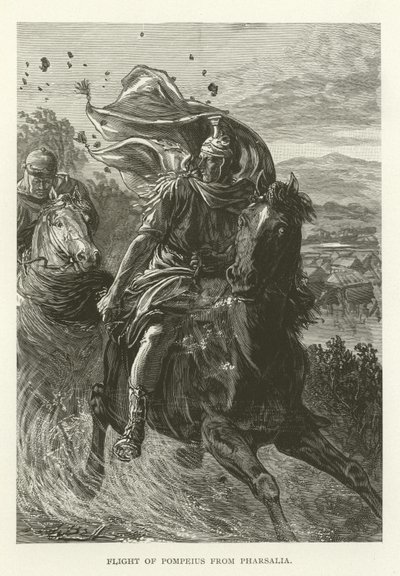 Vlucht van Pompeius uit Pharsalia door American School