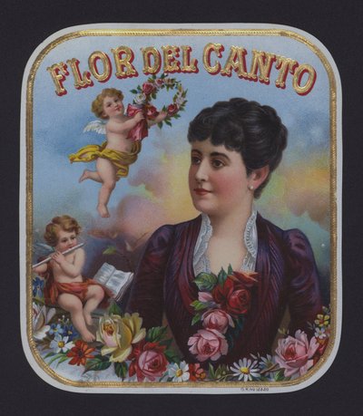 Flor del Canto, sigarenlabel door American School