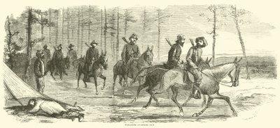 Foragers vertrekken, maart 1865 door American School
