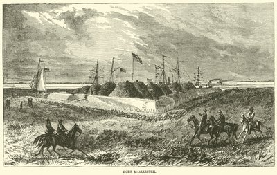 Fort McAllister, november 1864 door American School