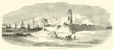 Fort Morgan na de overgave, augustus 1864 door American School