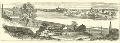 Fredericksburg, vanuit Falmouth, november 1862 door American School