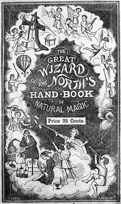 Omslag van The Great Wizard of the Norths Handbook of Natural Magic door John H. Anderson door American School