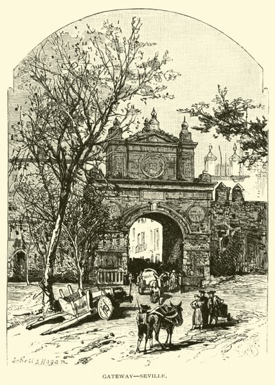 Poort, Sevilla door American School