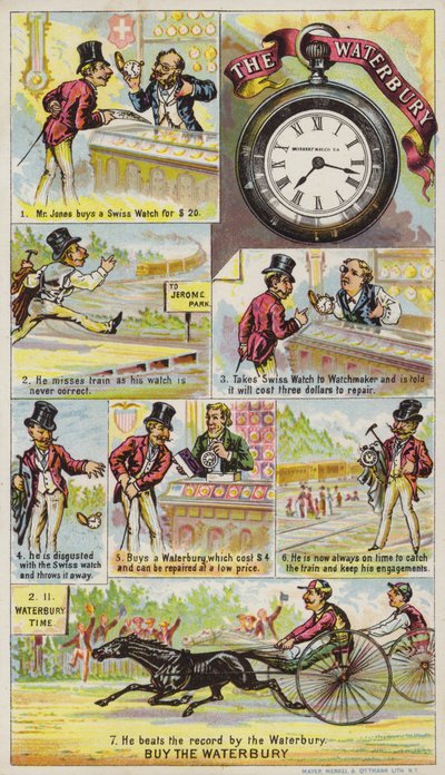 Heer koopt horloge door American School