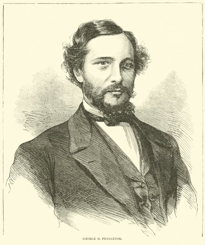 George H Pendleton, november 1864 door American School