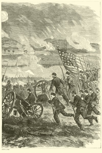 Gettysburg, 3 juli 1863 door American School