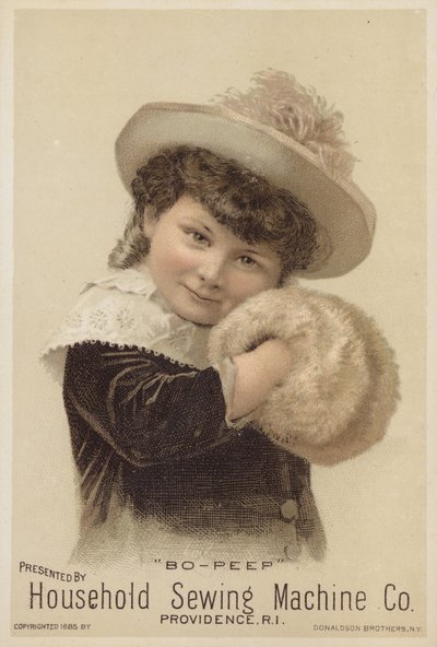 Meisje met mof, Bo-Peep door American School