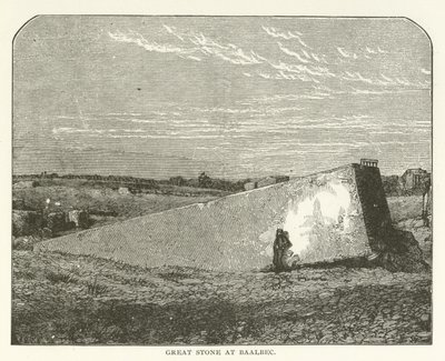 Grote steen in Baalbek door American School