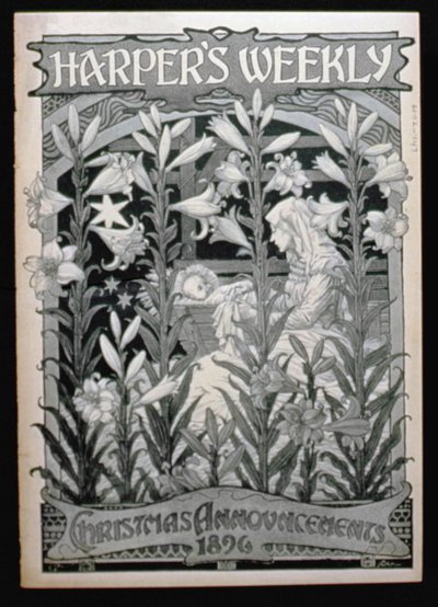Harpers Weekly, kerst aankondigingen 1896 door American School