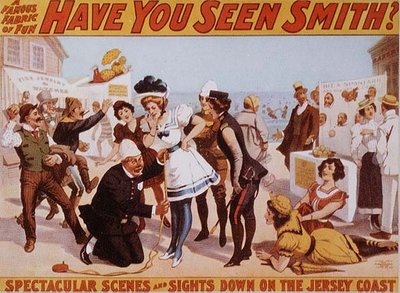 Heb je Smith gezien! Een beroemde Fabric of Fun, geproduceerd door Strobridge & Co., c.1898 door American School