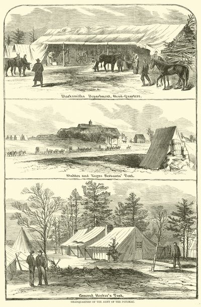 Hoofdkwartier van het leger van de Potomac door American School