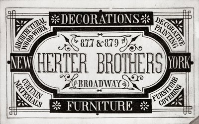 Herter Brothers, Decoraties, Meubels, 877 & 879 Broadway, New York door American School