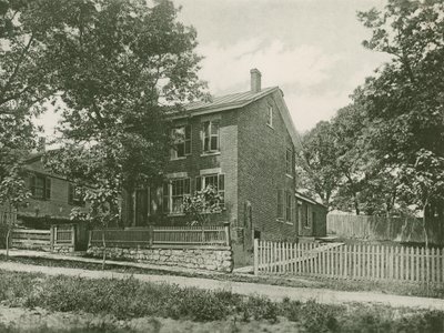 Huis van Ulysses S Grant in 1861 door American School
