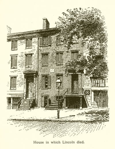 Huis waarin Lincoln stierf, Abraham Lincoln door American School