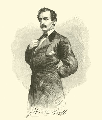 J Wilkes Booth, april 1865 door American School