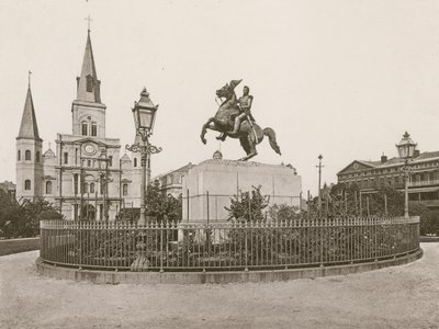 Jackson Square, New Orleans door American School