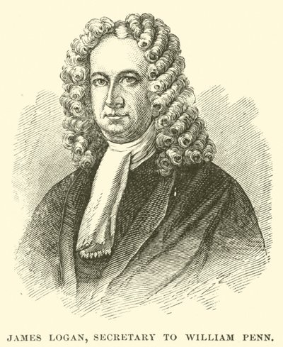 James Logan, Secretaris van William Penn door American School