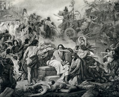 Jeremia bij de val van Jeruzalem, uit 