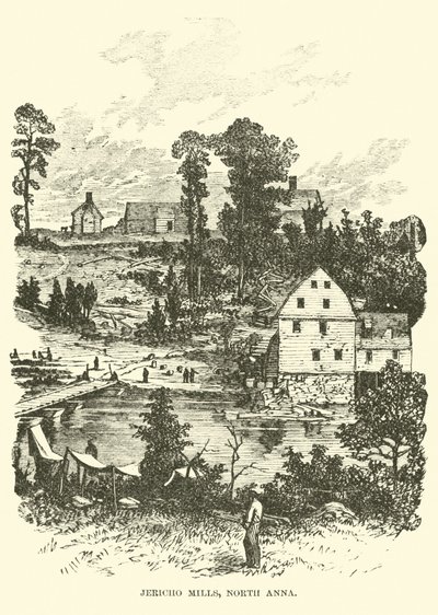Jericho Mills, North Anna, mei 1864 door American School