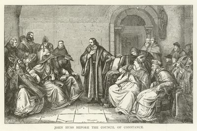 John Huss voor de Raad van Konstanz door American School