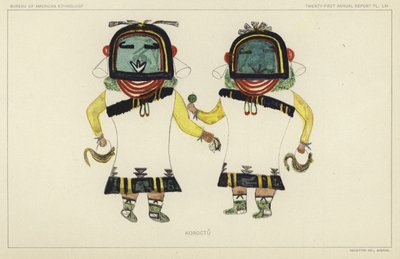 Koroctu (kleurenlitho) door American School