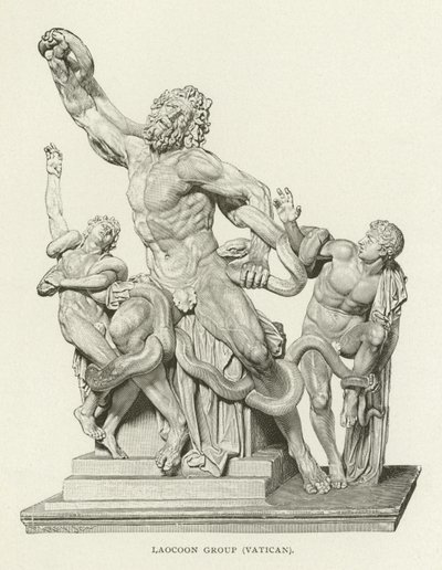 Laocoöngroep, Vaticaan door American School