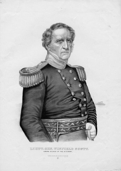 Luit. Generaal Winfield Scott, Generaal in hoofd van het U.S. Army door American School