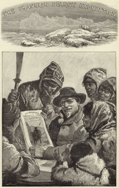 Luitenant Schwatka toont de eskimo