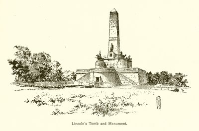 Graf en Monument van Lincoln door American School