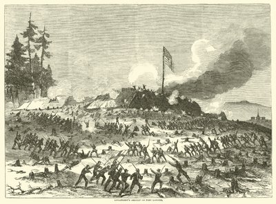 Longstreets aanval op Fort Sanders, november 1863 door American School