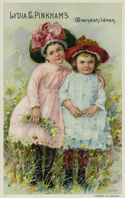 Kleinkinderen van Lydia E. Pinkham door American School