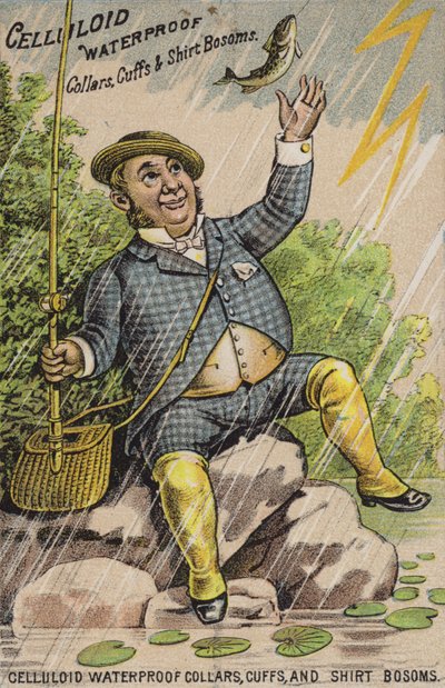 Man Vist in Storm door American School