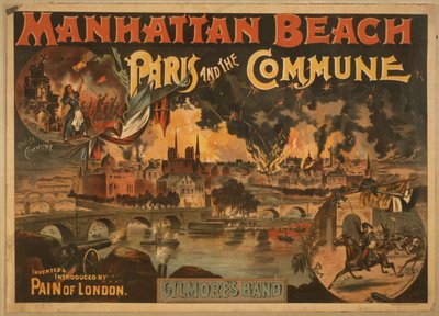 Manhattan Beach: Parijs en de Commune, c.1891 door American School