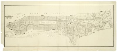 Kaart van de stad New York, gemaakt onder leiding van de Commissarissen van de Metropolitan Fire Department door American School