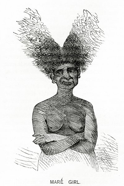 Mare Girl, illustratie uit Appletons Journal, 4 mei 1872 door American School