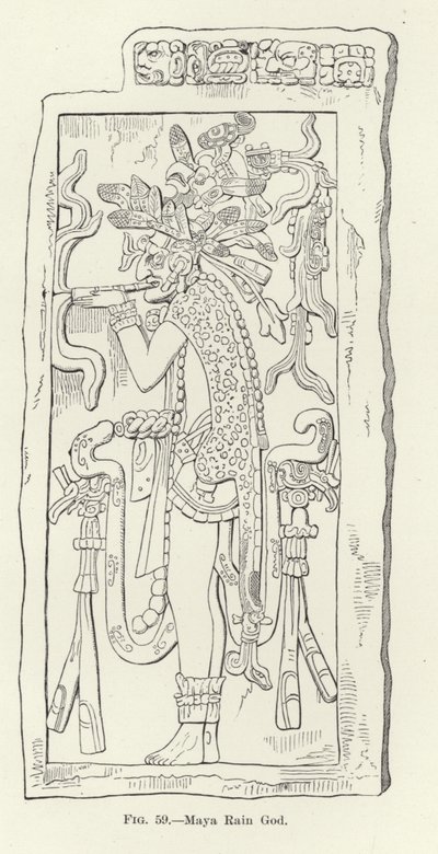 Maya regengod door American School