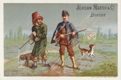 Mannen Jagen in de Regen door American School