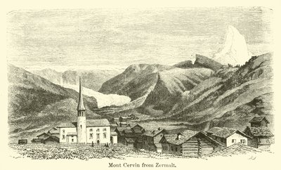 Mont Cervin vanaf Zermalt door American School