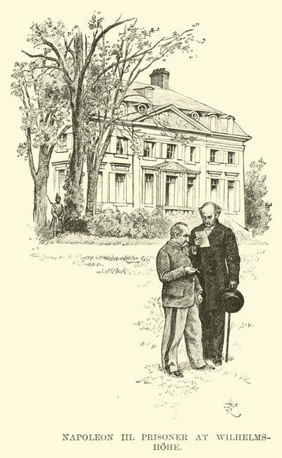 Napoleon III, Gevangene in Wilhelmshöhe door American School
