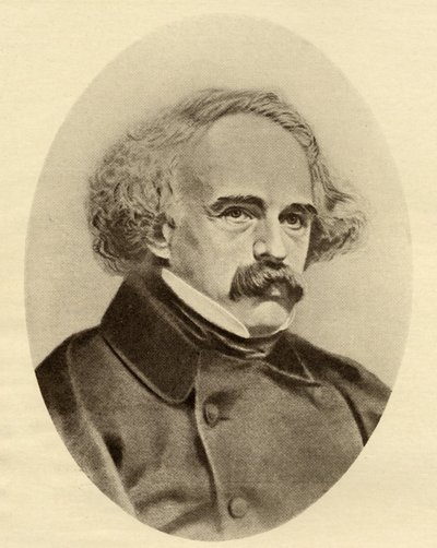 Nathaniel Hawthorne (1804-64) door American School